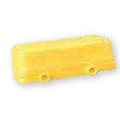 School Bus Stock Shape Pencil Top Eraser